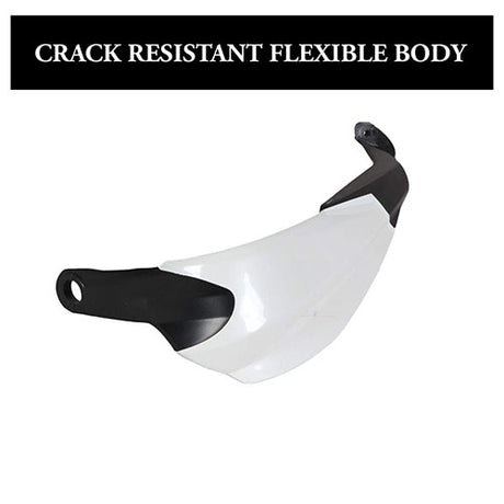 Unbreakable Handle Protectors /Handle Guards for Duke, NS 200, MT15, Universal for All Types of Bikes (White)
