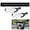 White universal motorcycle handle protector hand guards for Duke NS200 MT15 and Dominar