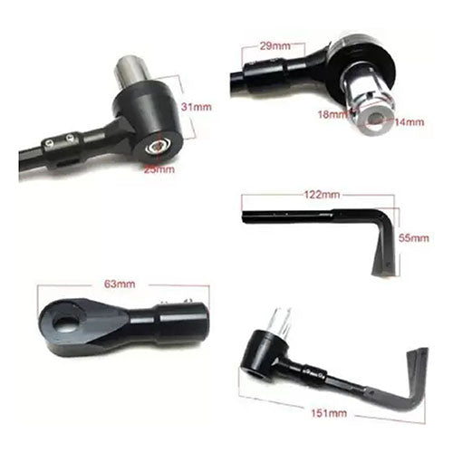 Kadi Universal Lever Guard for all Bikes (Black)