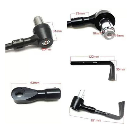 Kadi Universal Lever Guard for all Bikes (Black)