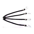 Multipurpose ultra flexible bungee cord rope luggage strap for motorcycle helmet and cargo