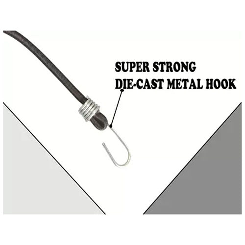 Multipurpose ultra flexible bungee cord rope luggage strap for motorcycle helmet and cargo