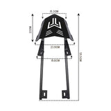 Yamaha MT-15 Metal Bike Back Rack Heavy Seat Extender (Black) | TOPRACK