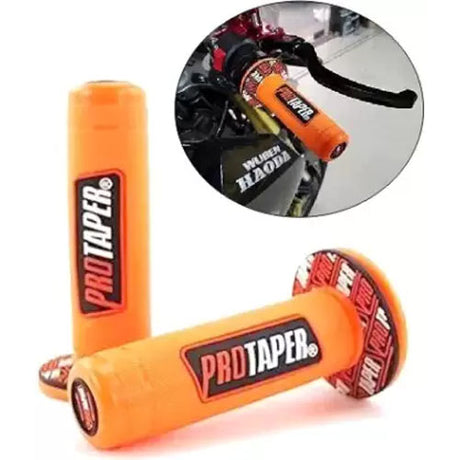 Protaper Handlebar Grip Set for all Bikes (Full Orange)