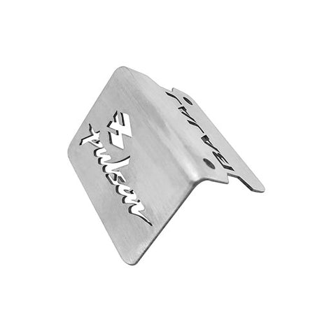 Motorcycle Bike Front Disc Brake Fluid Reservoir Cap Cover Guard Protector (Stainless Steel) For Pulsar