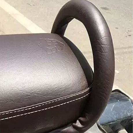 Stylish Seat Backrest Bar For Royal Enfield Classic, Electra, Standard 350 & 500 CC (Brown)