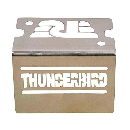 Motorcycle Bike Front Disc Brake Fluid Reservoir Cap Cover Guard Protector (Stainless Steel) For Thunderbird