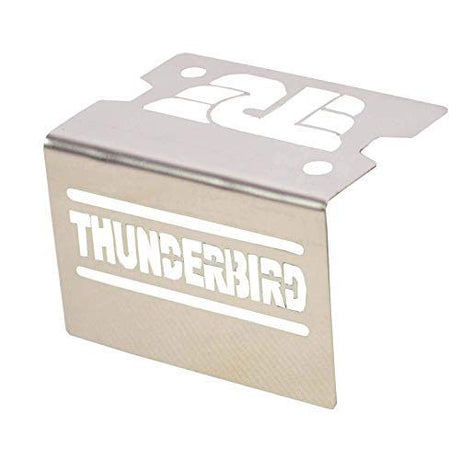 Motorcycle Bike Front Disc Brake Fluid Reservoir Cap Cover Guard Protector (Stainless Steel) For Thunderbird