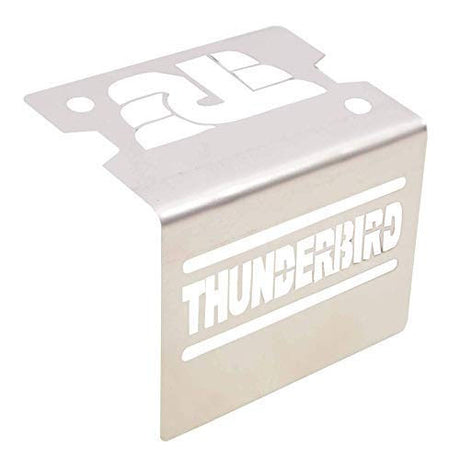 Motorcycle Bike Front Disc Brake Fluid Reservoir Cap Cover Guard Protector (Stainless Steel) For Thunderbird