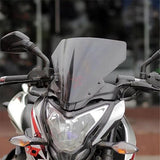 Universal Headlight Visor for All Bikes & Mopeds (Black)