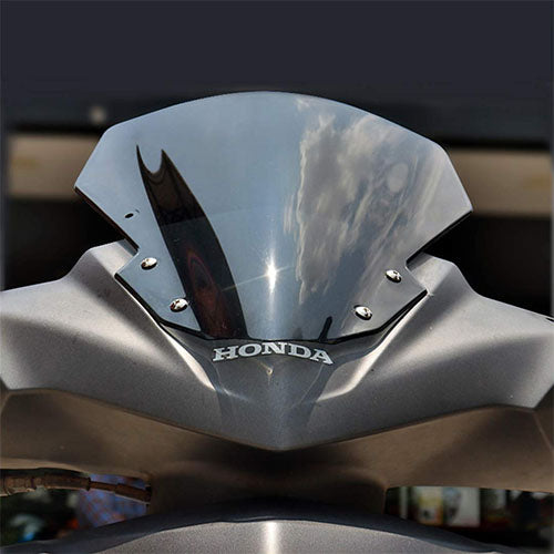 Universal Headlight Visor for All Bikes Mopeds (Black) – Ride